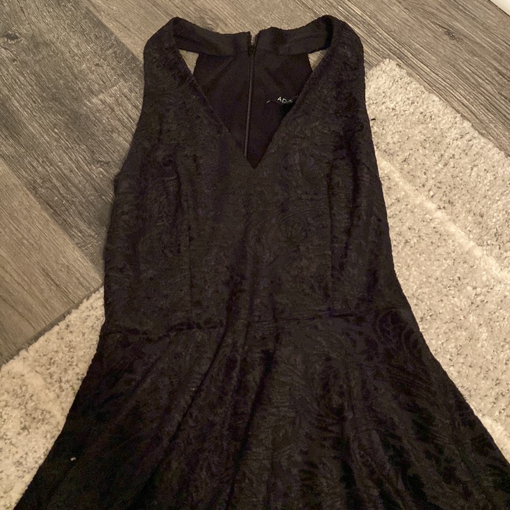 Velvet Detail Racerback Dress - Picture 3 of 6